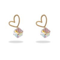 Lootkabazaar Korean Made Swarovski Drop Earring For Women (KHMSSJDEG111805)